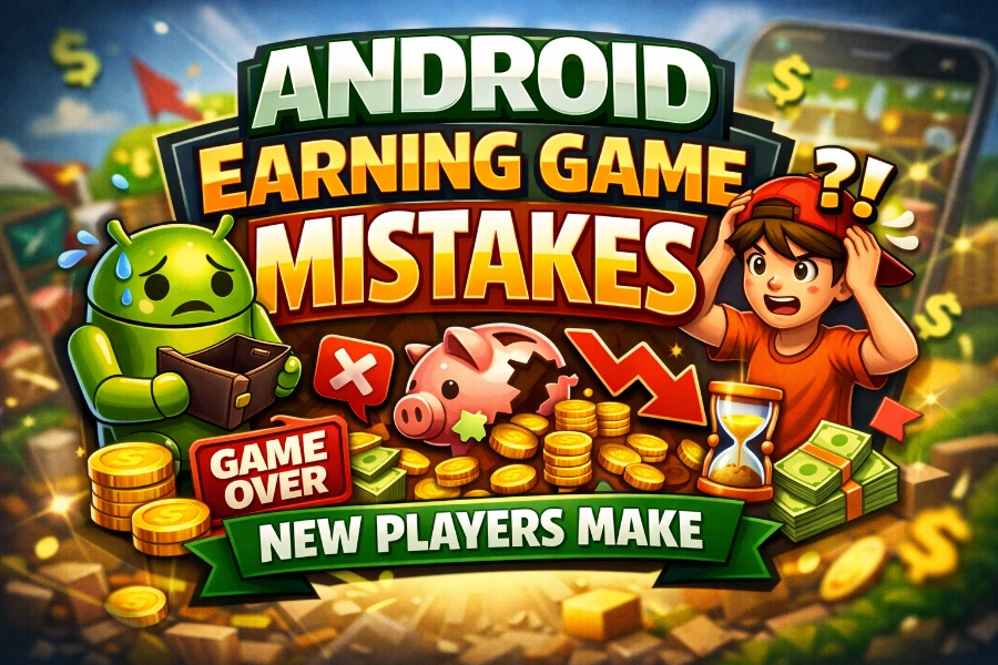 Android Earning Game Mistakes New Players Make APKJACKPOT