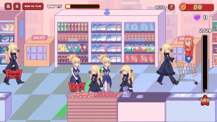 Tentacle Mart Game Interface