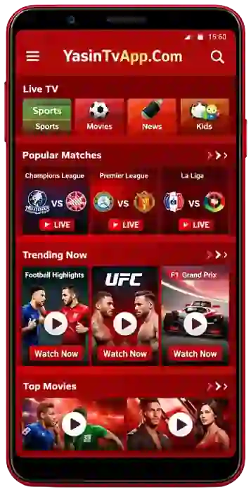 Watch Live Football Matches in Yacine TV