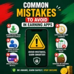 Common Mistakes Avoid in Earning Apps
