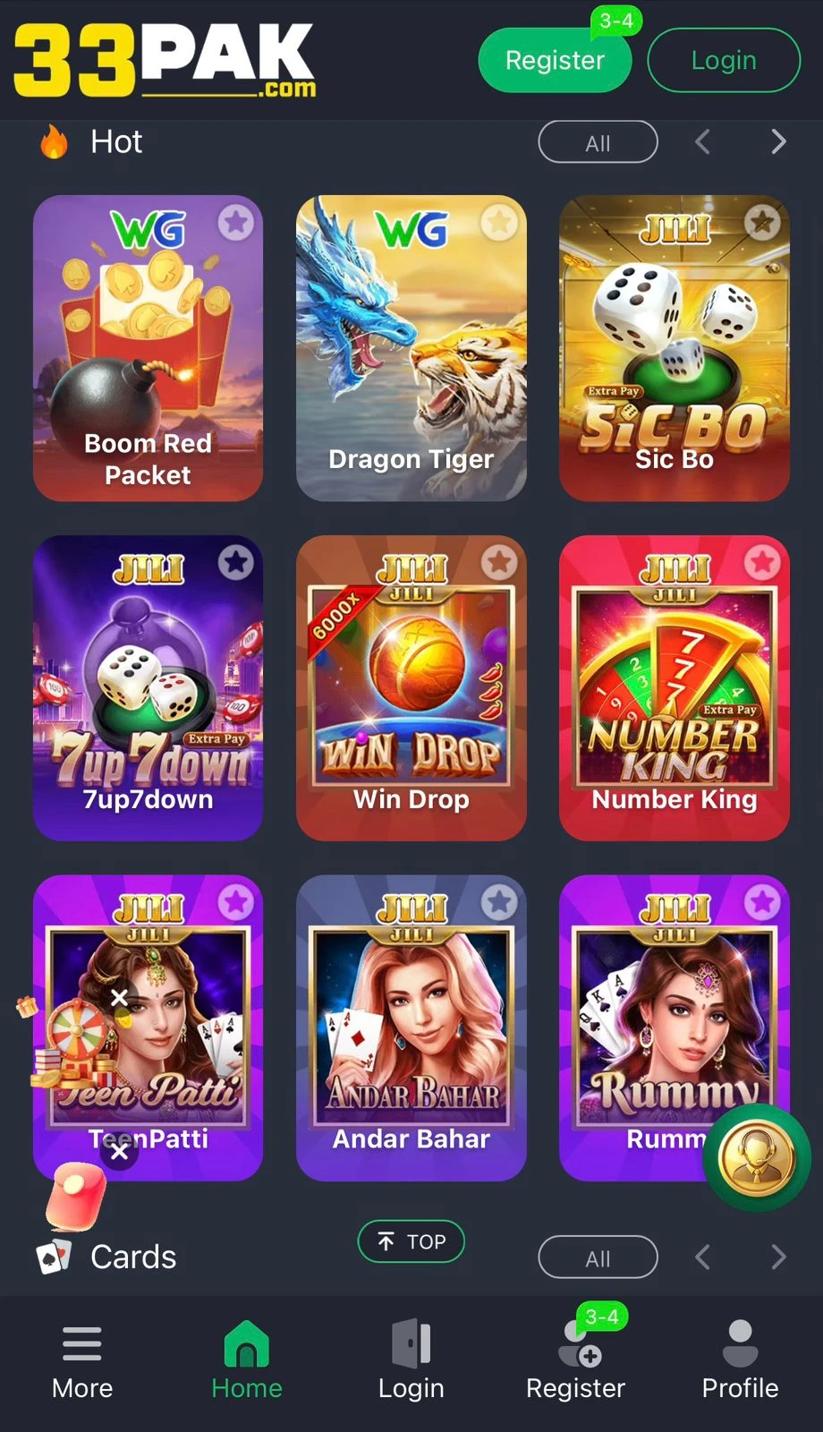 33PAK Game