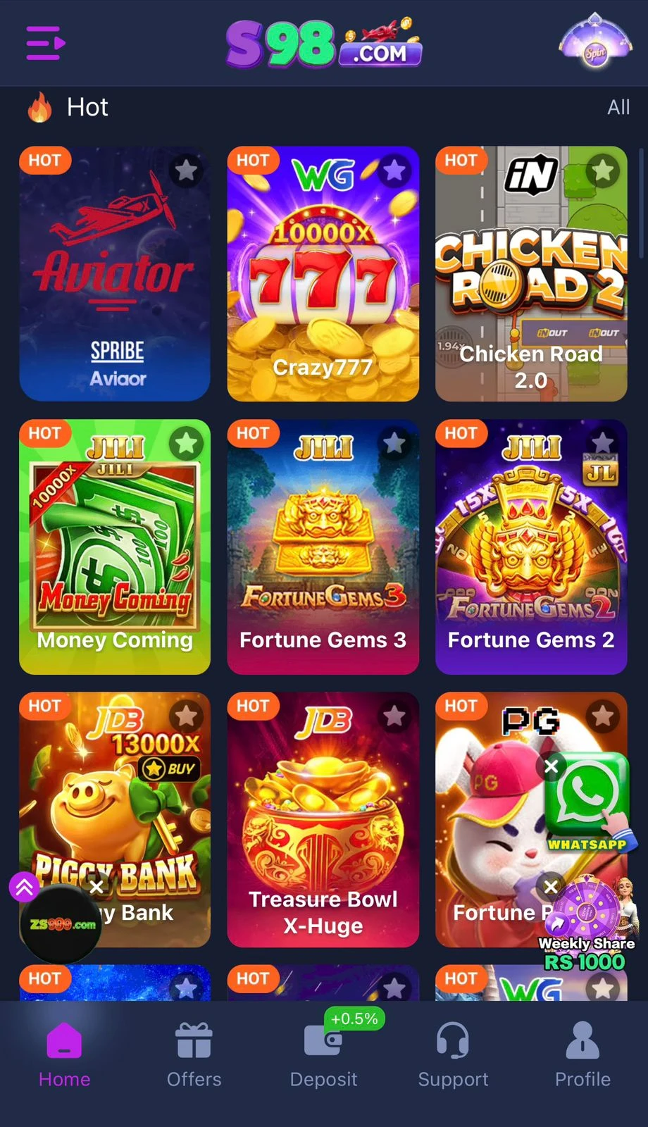 S98 Game