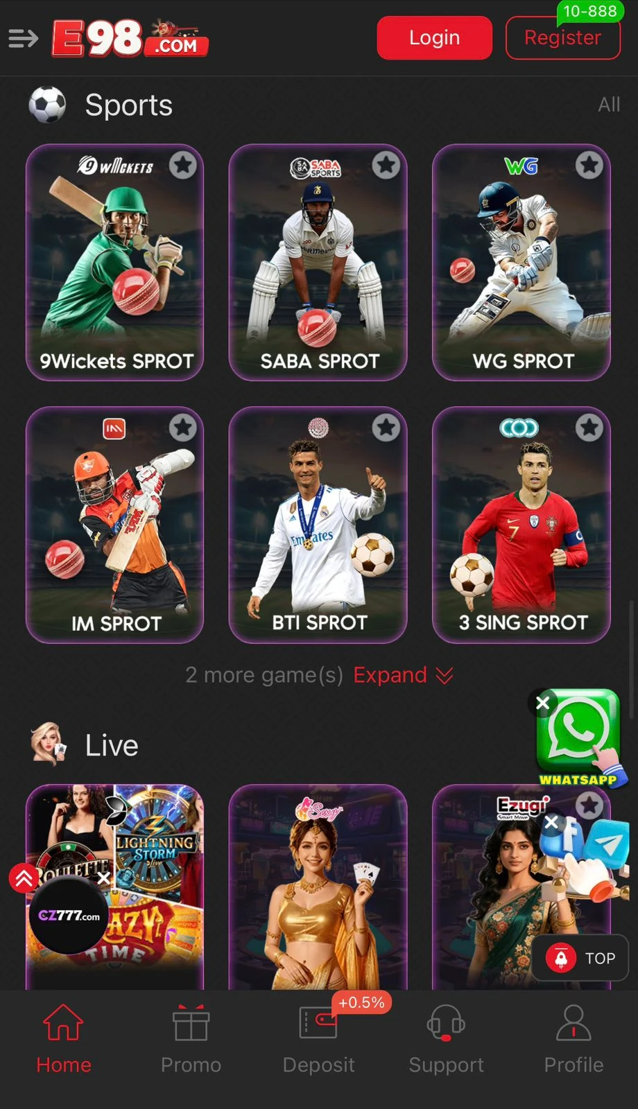 E98 Game