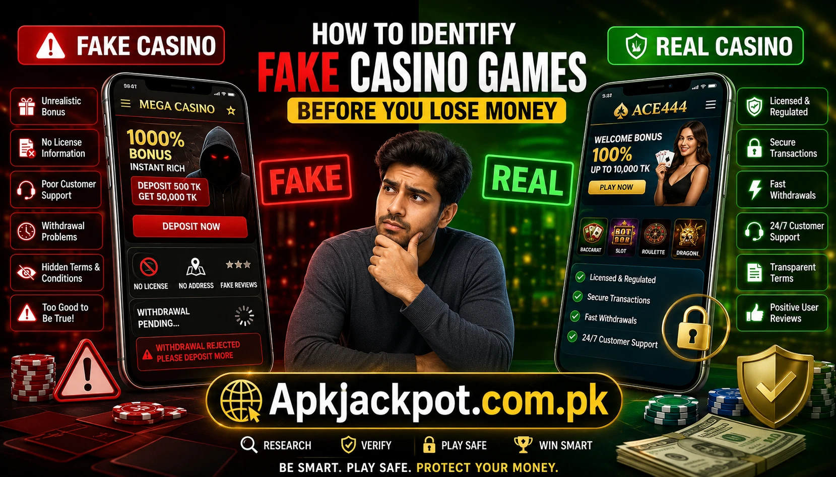 Fake Casino Games