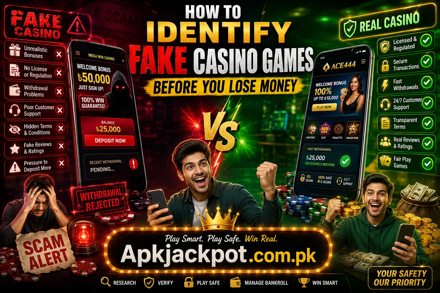 Fake Casino Games