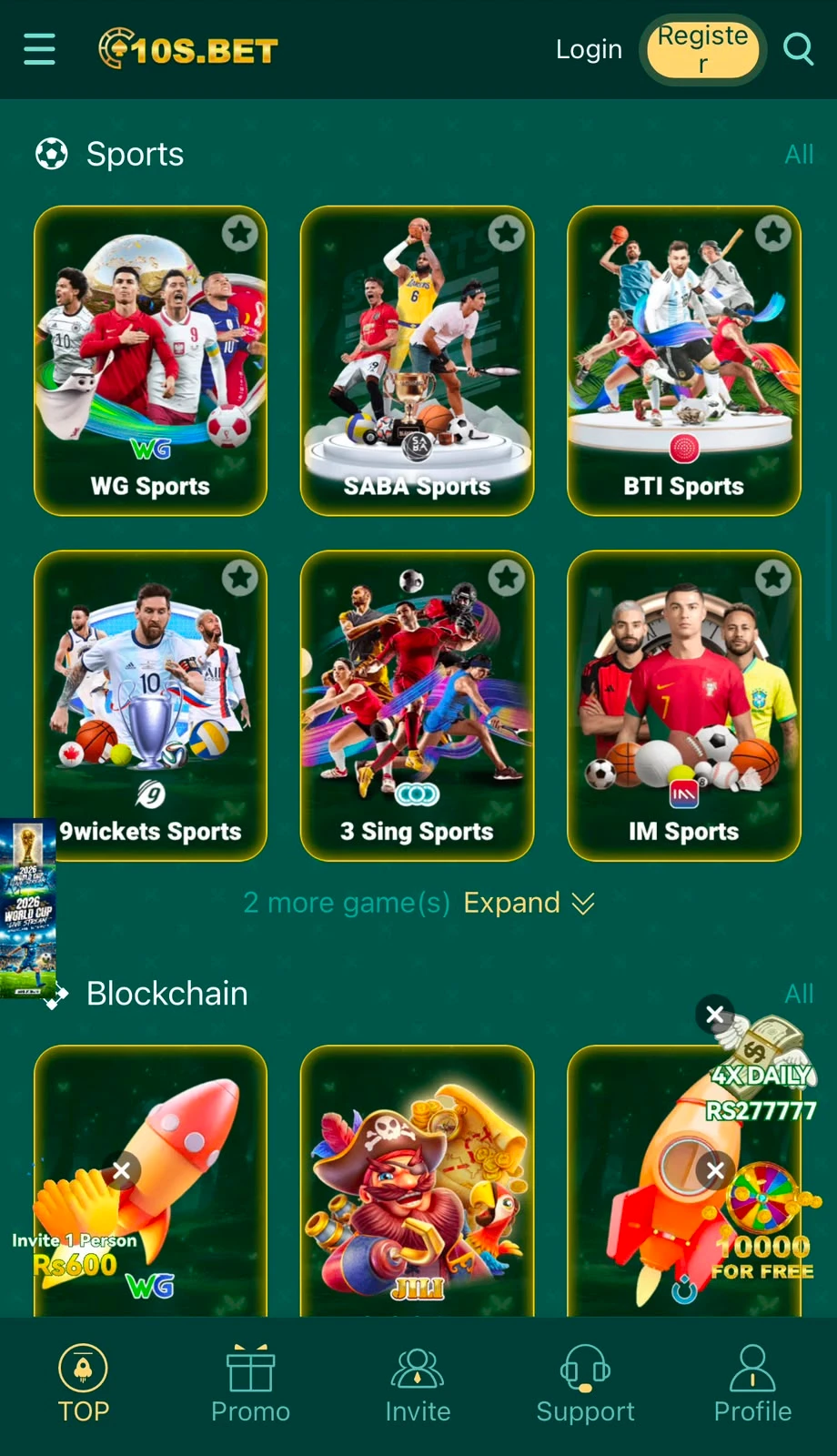 10sBet Game